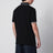 Schwarzes Polo mit Compass-Logo-Patch