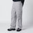 Dust grey cotton cargo trousers