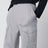 Dust grey cotton cargo trousers