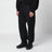Navy blue jogging trousers in a wool blend