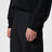 Navy blue jogging trousers in a wool blend