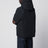 Black padded zip-up jacket