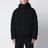 Ghost black down jacket in ripstop wool