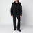 Ghost black down jacket in ripstop wool