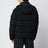 Ghost black down jacket in ripstop wool