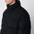 Ghost black down jacket in ripstop wool