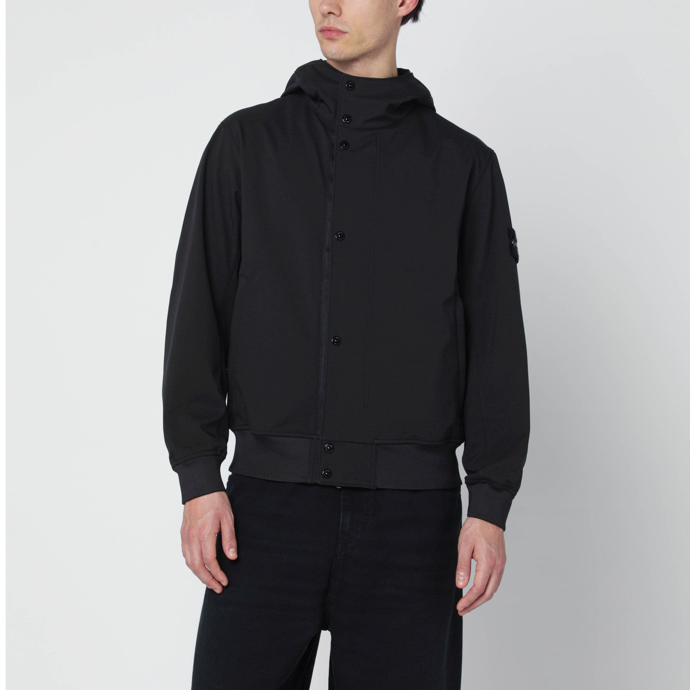 Schwarze Light Soft Shell-R Jacke