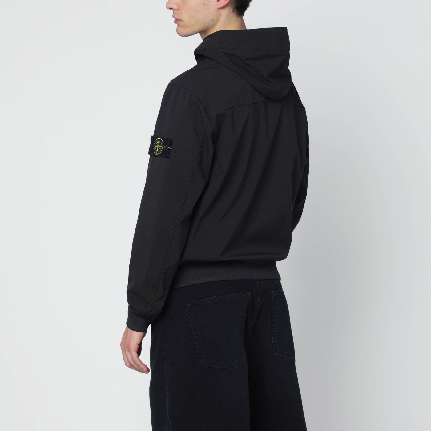 Schwarze Light Soft Shell-R Jacke