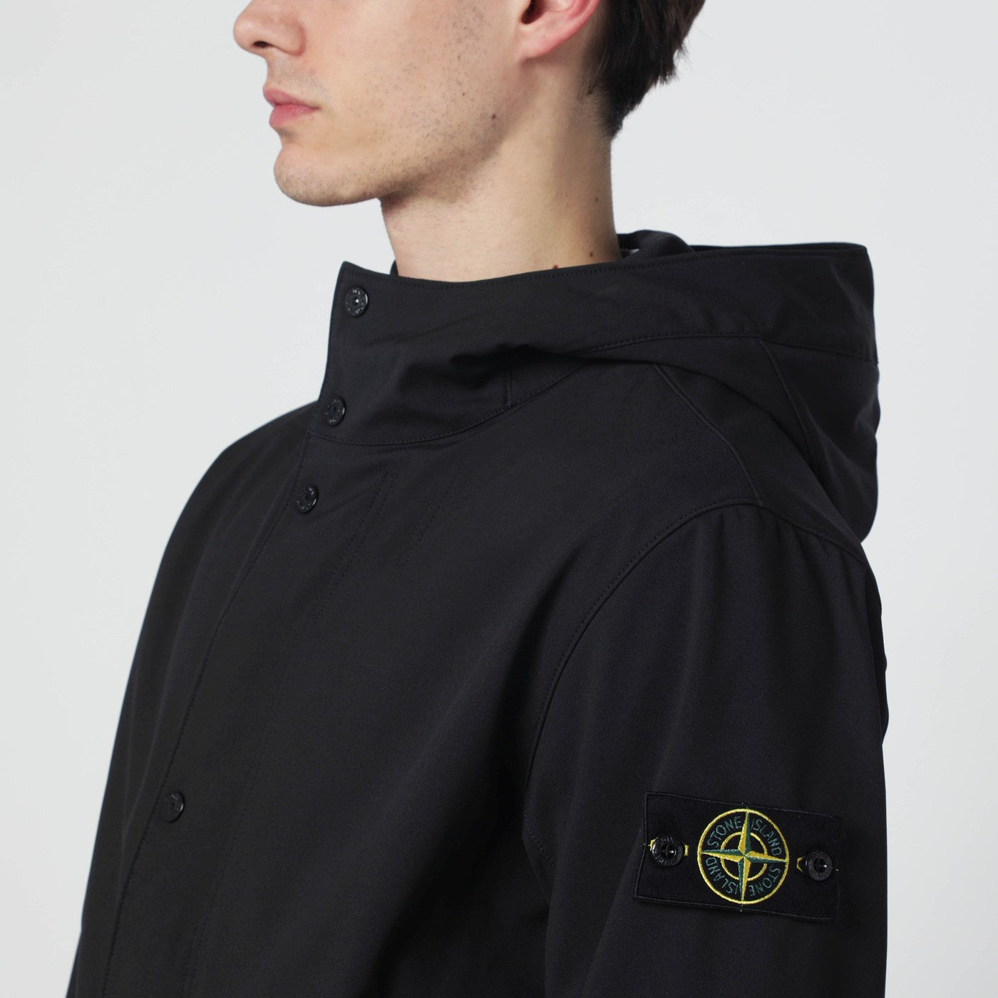 Schwarze Light Soft Shell-R Jacke