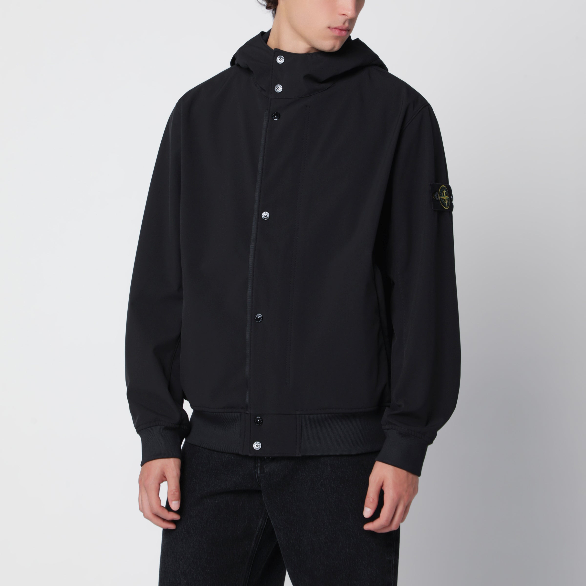Stone Island Black Light Soft Shell-R jacket | TheDoubleF