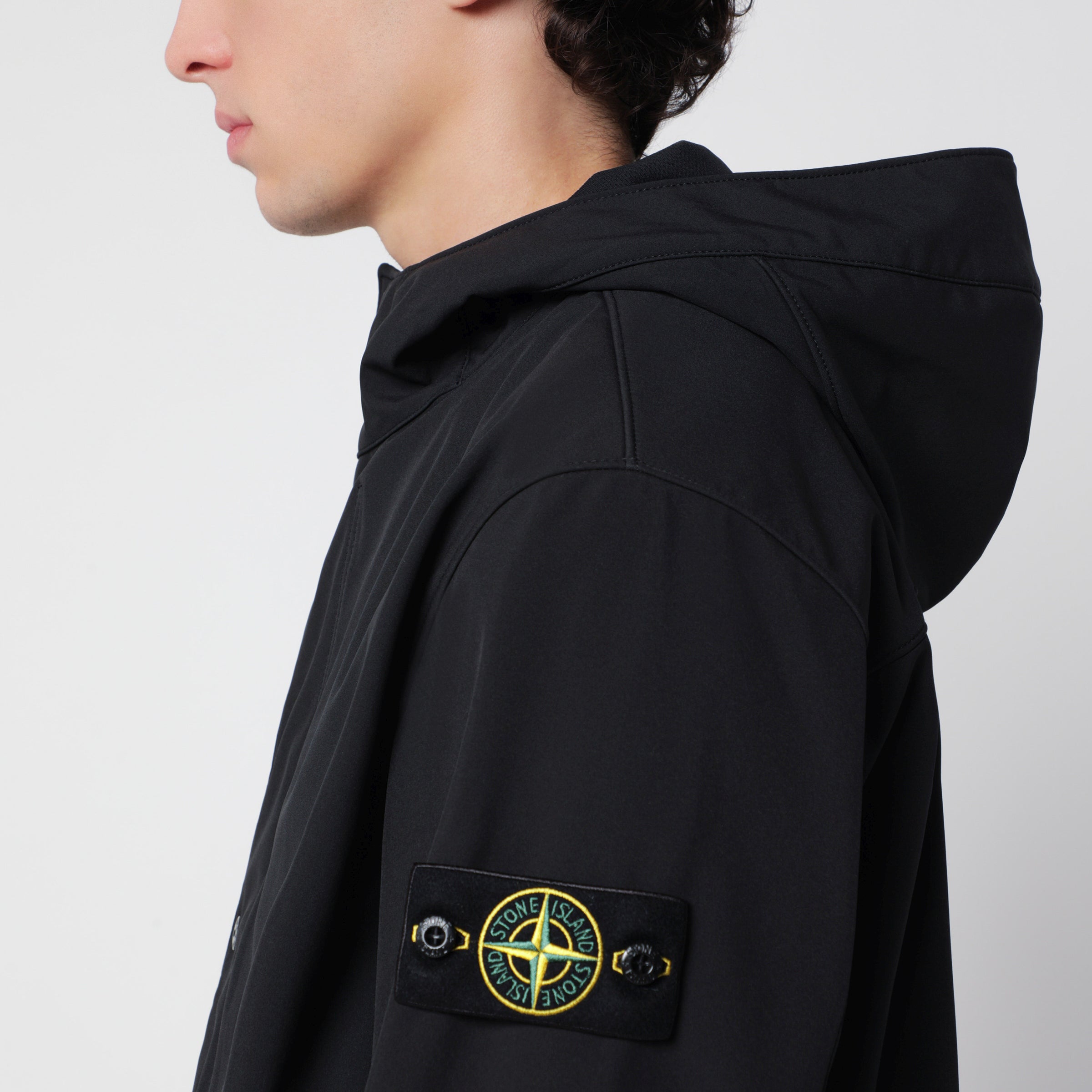 Stone Island Black Light Soft Shell-R jacket | TheDoubleF