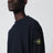Maglione con collo a cratere blu navy