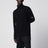 Black ribbed turtleneck sweater
