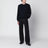 Navy blue sweater in cotton