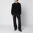 Pull noir en coton