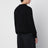 Maglione nero in cotone