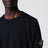 Navy blue wool crew-neck sweater