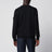 Black wool crew-neck sweater