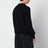Pull noir en mélange de laine