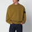 Oversize Rundhals-Sweatshirt in Cactusfarbe