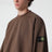 Umber cotton turtleneck sweatshirt