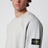 Pearl grey cotton crewneck sweatshirt