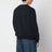 Felpa girocollo blu navy in cotone