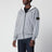 Graues Baumwoll-Hoodie in Mélange-Optik