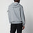 Sweat à capuche en coton gris chiné
