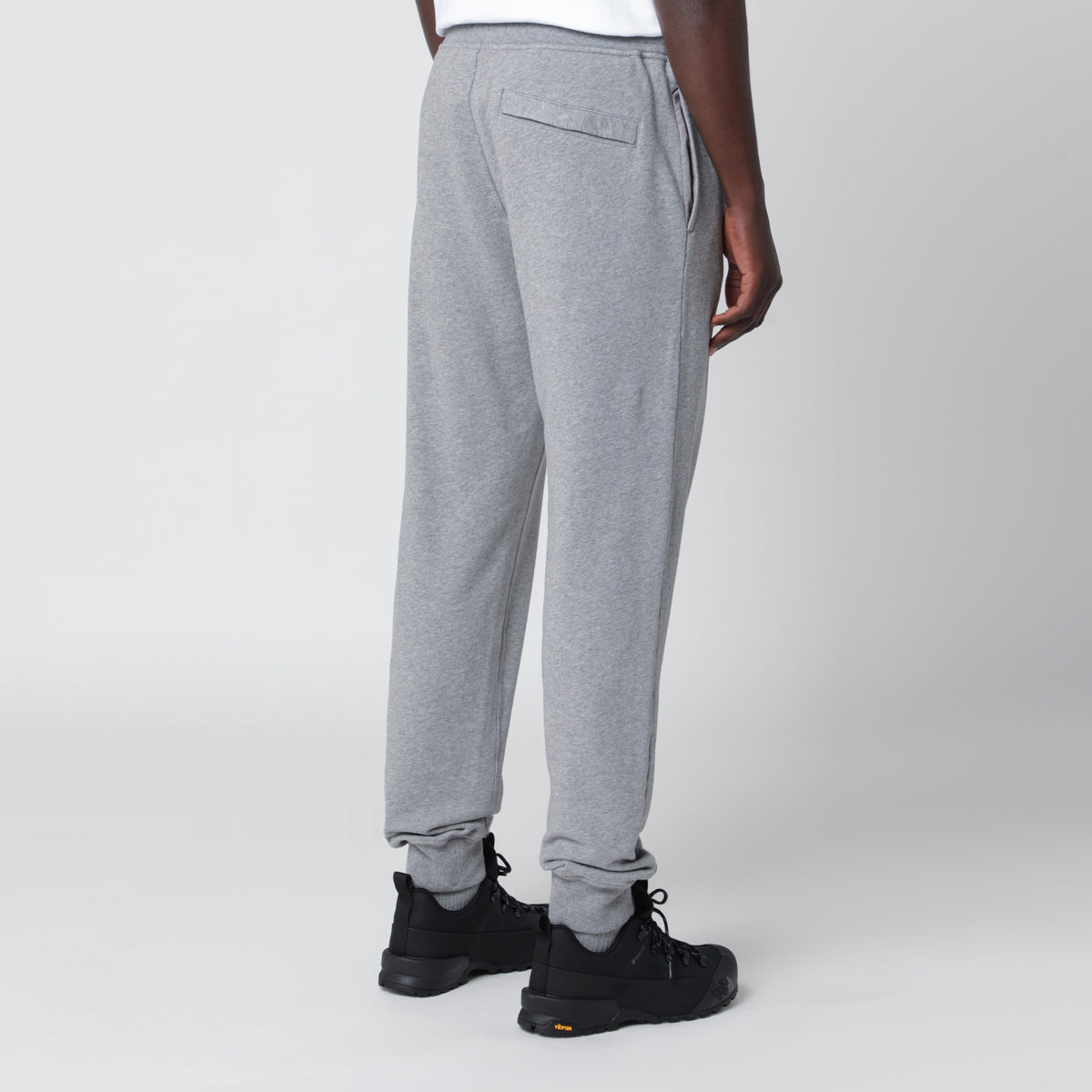 Jogginghose aus Bio-Baumwolle, meliert, grau