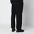 Compass-Badge Tapered Trousers in Black Cotton
