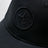 Black baseball cap with logo