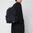 Zaino con patch logo nero in nylon