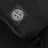 Zaino con patch logo nero in nylon