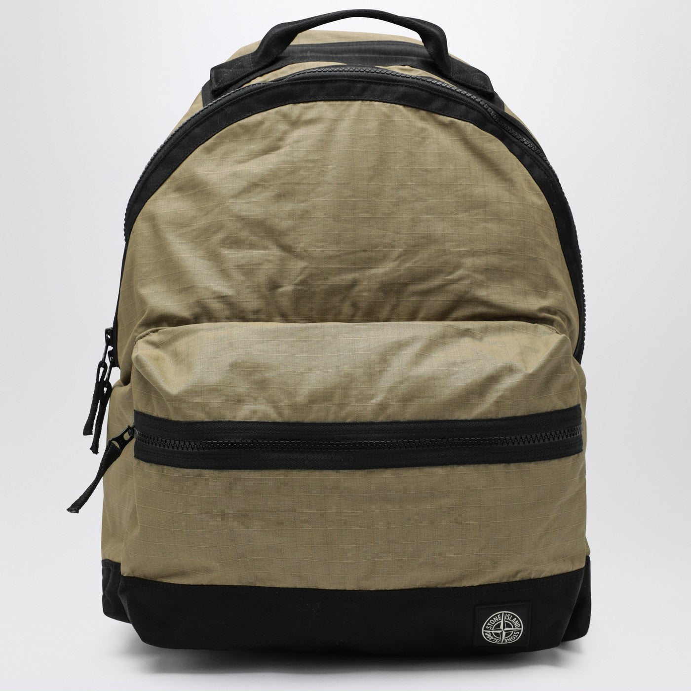Stone Island Military green cotton ripstop backpack | TheDoubleF