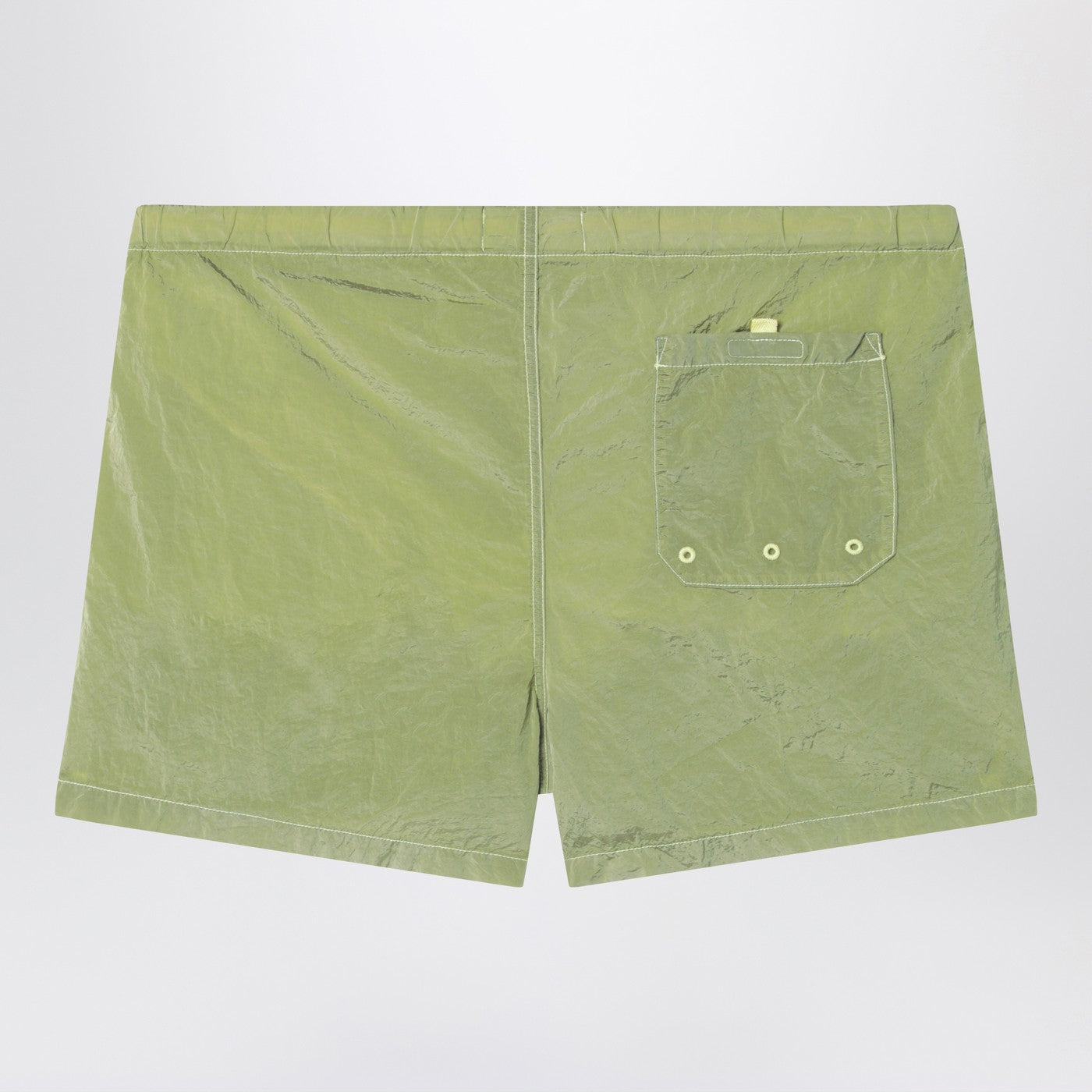 Limefarbene Badeshorts aus Nylon