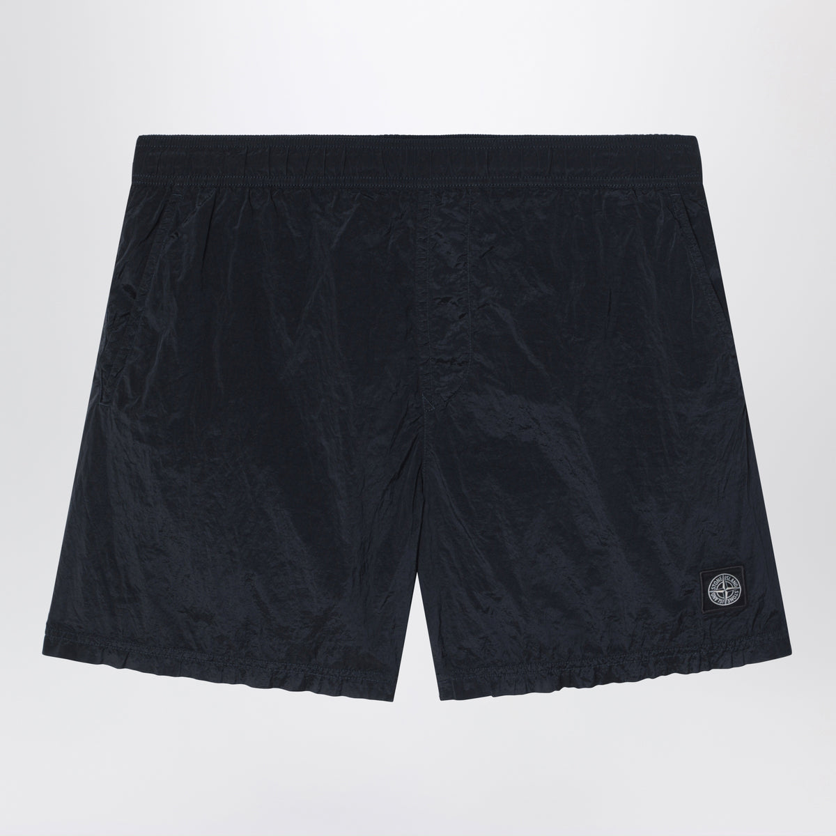 Navyblaue Badeshorts aus Nylon