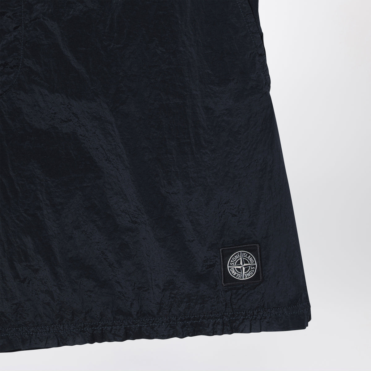 Navyblaue Badeshorts aus Nylon