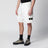 Cargo-Shorts aus weißem Baumwoll-Nylon-Ripstop