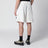 Cargo-Shorts aus weißem Baumwoll-Nylon-Ripstop