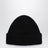 Navy Wool Beanie with Compass Patch