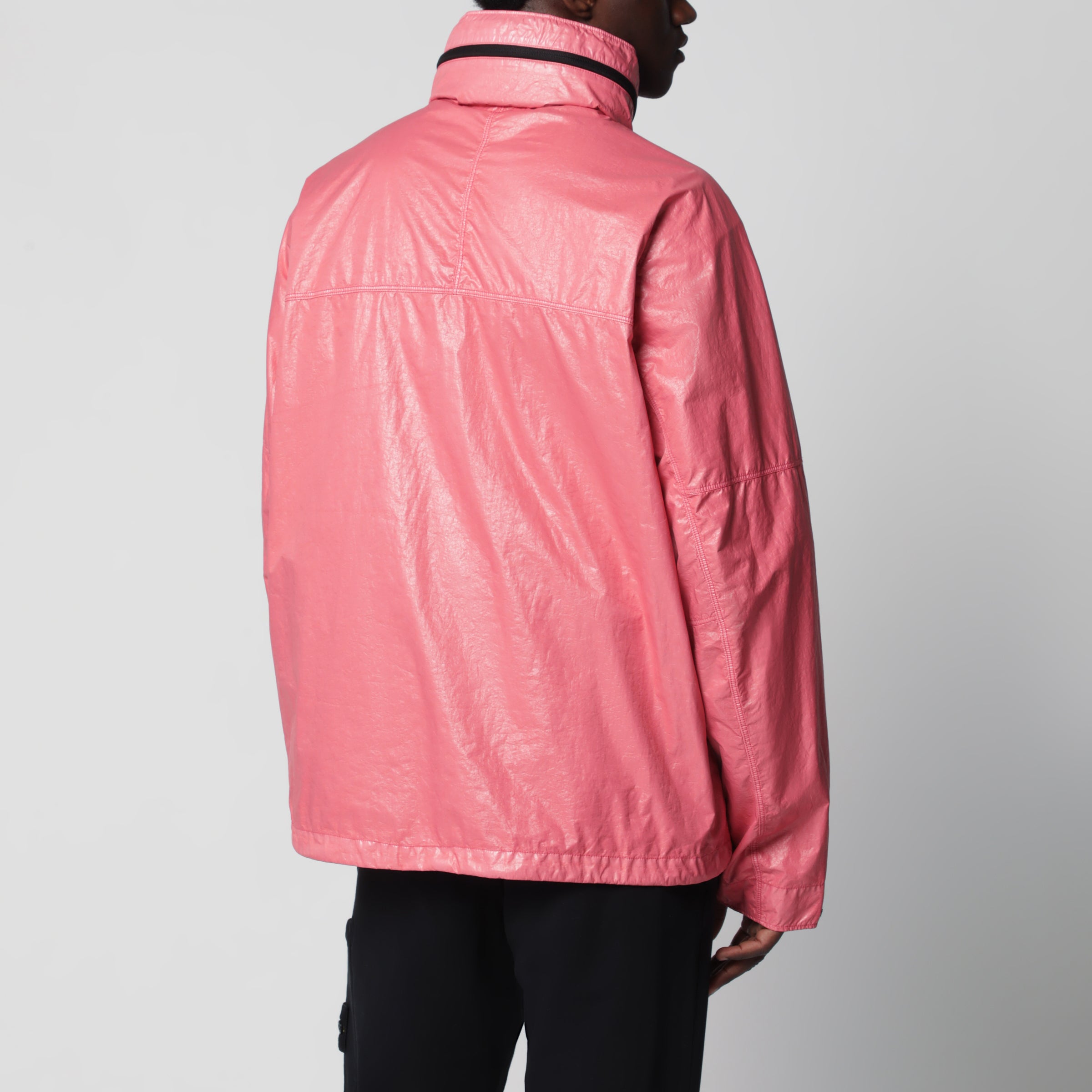 Stone Island Geranium glossy nylon jacket | TheDoubleF