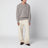 Pull col V en cachemire greige