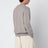 Pull col V en cachemire greige