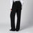 Black pants with tape-detail waistband