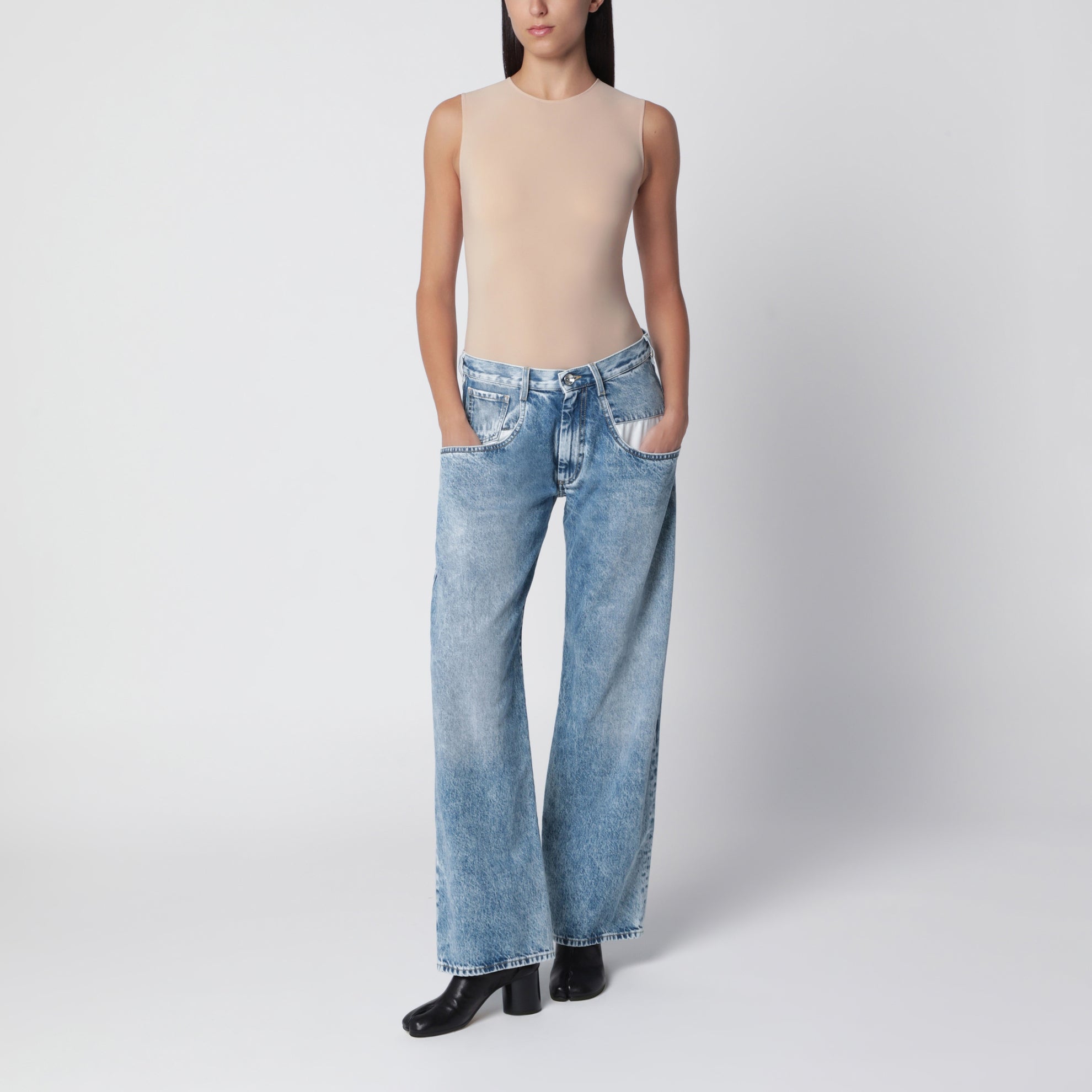 Nude Body aus elastischem technischem Jersey