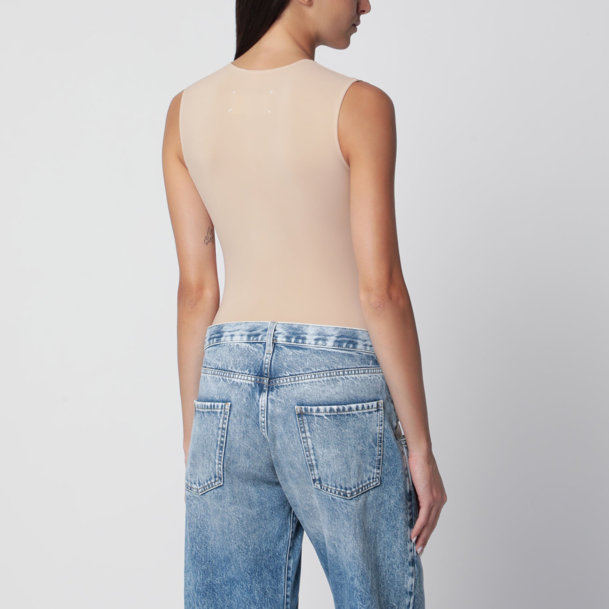 Nude Body aus elastischem technischem Jersey