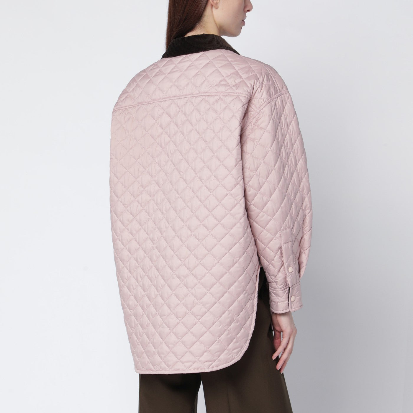 Light pink quilted jacket