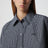 Camicia a trapezio a quadri in cotone tecnico