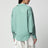 Camicia verde a righe in cotone